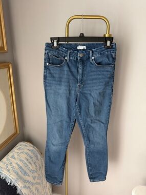 Good American Mid Blue High-Rise Jeans